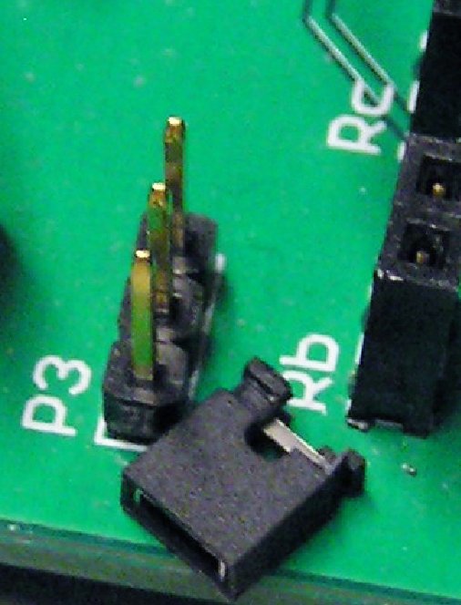 3-pin pin header and jumper cap